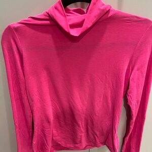 Light and airy pink turtleneck extremely soft and comfortable